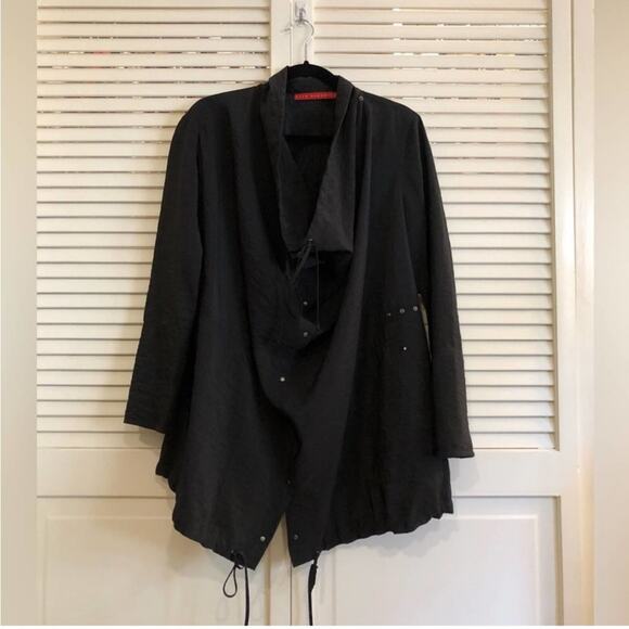 Ryan Roberts Black Windbreaker Jacket - Picture 1 of 7